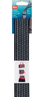 Лента-ремень для сумок 965203 Prym 40 мм х 3 м синяя с белыми полосами