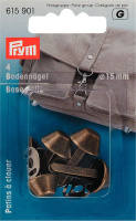 Ножки (гвоздики) 615901 Prym для дна сумки 15 мм цвета состаренной латуни 4 шт