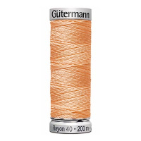 Нитки вышивальные из вискозы Gutermann Rayon №40 200м Цвет 1017