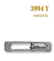 Пряжка (с язычком) 3994Y никель внутр. размер 8 мм