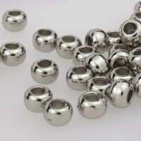 Концевик наконечник для шнура пластиковый 2003 серебро