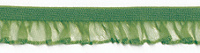 Рюш эластичный PEGA, 14 мм, цвет зеленый