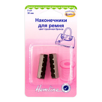 Наконечники для ремня Hemline, 30 мм 4507.30.NB (5 блистер х 2 шт)