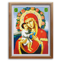 Набор для изготовления картины - мозаика "Казанская Икона Божией Матери", 3159, 55х70 см