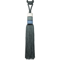 Кисть подхват для штор ТР2299 G17 MirTex утиное яйцо/пыльно-синий/молочный (D.EGG) (L78/33см)