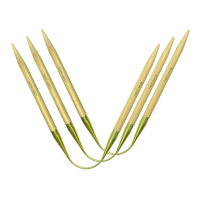 Спицы чулочные гибкие Addicrasytrio bambus long, №5, 30 см, 3 шт 561-2/5-30 (1 блистер)