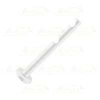 Кронштейн для карниза MirTex 19/19 мм Прямой двойной открытый Белый