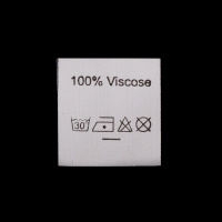 Ярлык на одежду - состав ткани 100% Viscose (500)