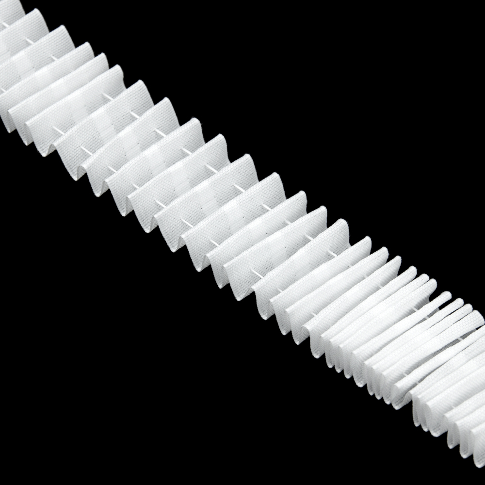 Шторная лента с произвольной карандашной сборкой