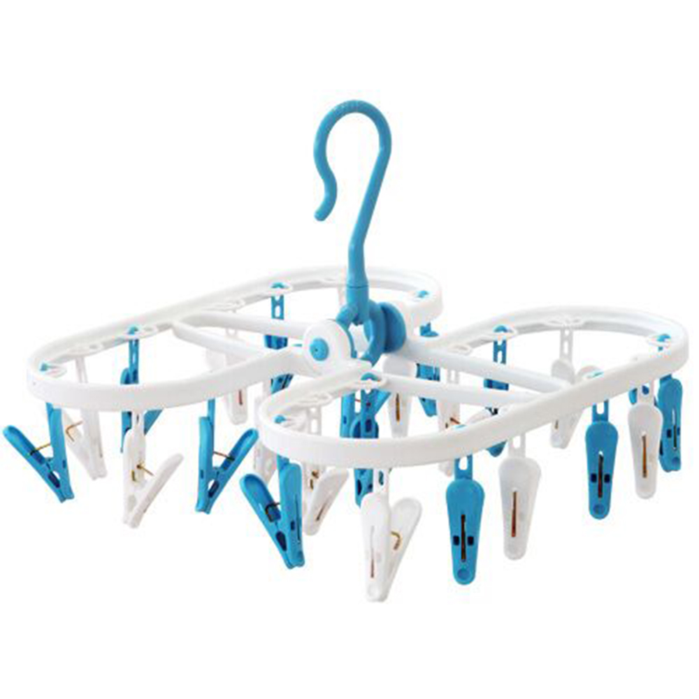 Прищепки на базе для сушки белья Sky Laundry Clamp 24