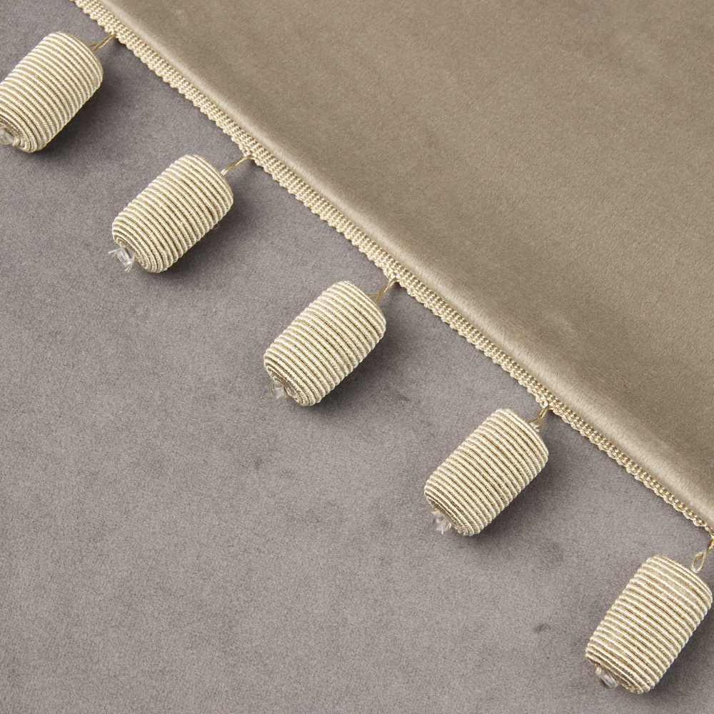 Бахрома "Reps Barrel" RA98 - BEIGE Mirtex бежевый (d18/30мм) (6,5 см)