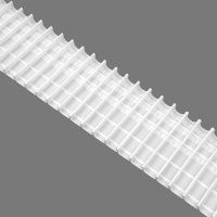 Шторная лента с фиксированной карандашной сборкой