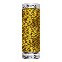 Нитки вышивальные из вискозы Gutermann Rayon №40 200м Цвет 1227