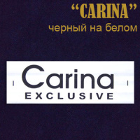 Этикетка на одежду "CARINA" черн.на бел.(400)