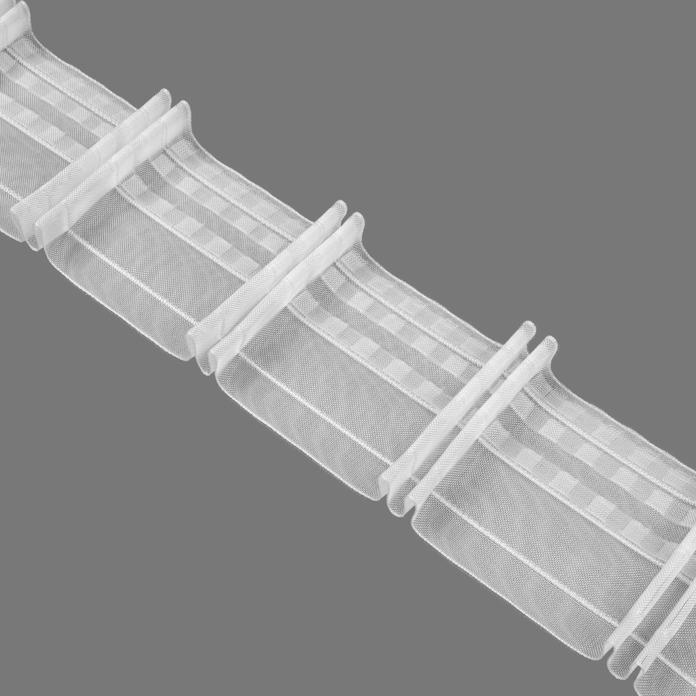 Шторная лента с лучевой сборкой