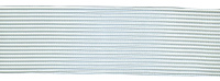 Резинка поясная решетчатая, 63 мм, цвет белый