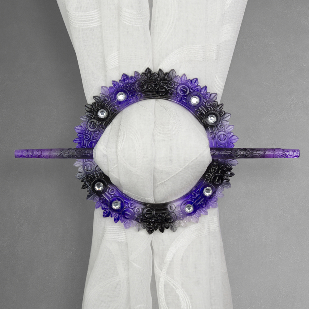 Заколка для штор B-24-6 фиолетовая