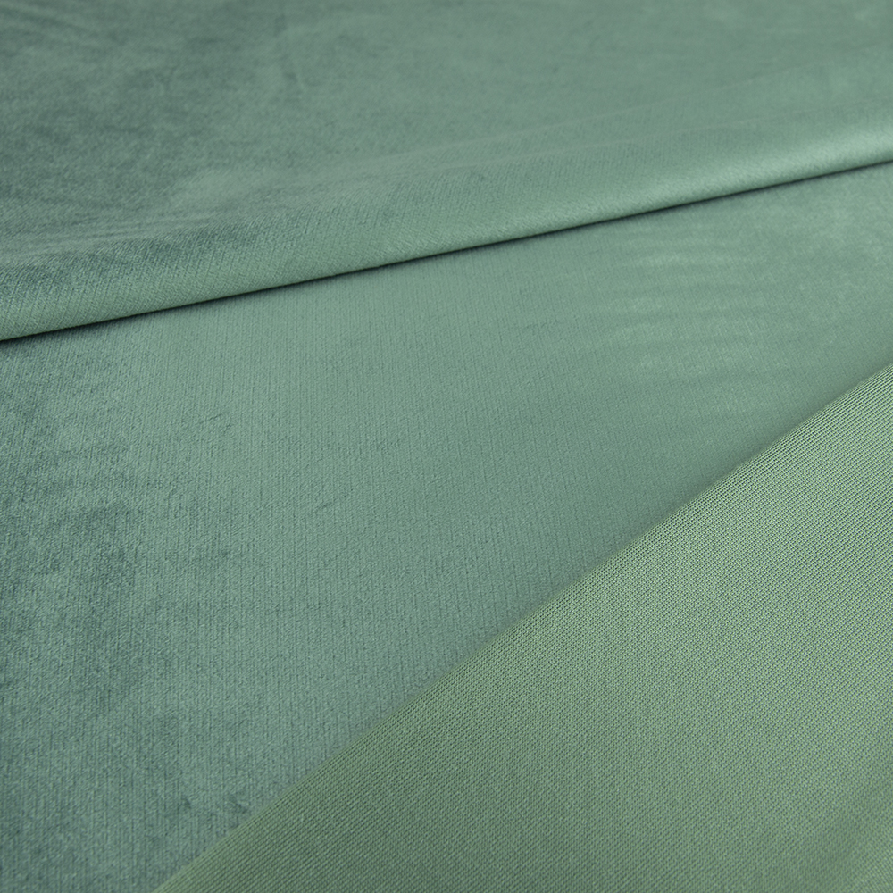 Ткань для штор "бархат" 3102 V92 Пыльно-бирюзовый 300 см