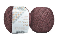 Нитки для вязания Легкий твид, 50 г, цвет 0909, упаковка (6 шт х 170 м)
