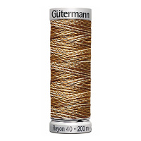 Нитки вышивальные из вискозы Gutermann Rayon №40 200м Цвет 2127