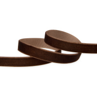 Лента бархатная 868 коричневый 9 мм (3/8")