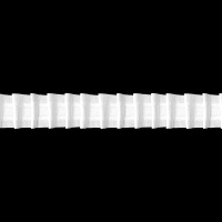 Шторная лента MAGAM F1-150 тканая, (К=1:1,5, корд-2 шнура) 2,5 см