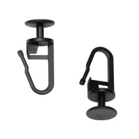 Крючок-гвоздик черный (шляпка D11мм) MirTex А2511 пластиковый для шины