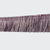 Бахрома "Травка" A1209-3 фиолетовая пудра (4,3 см)