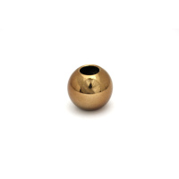 Кугель-концевик шар S104-7 коричневый, внутренний диаметр 9 мм
