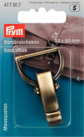Карабин для сумок 417917 Prym 30х50 мм цвета латуни