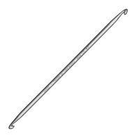 Крючок вязальный из алюминия для кругового тунисского вязания №3.5 Addi, 15 см 265-7/3.5-15 (1 шт)