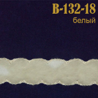 Тесьма с мехом 18-B-132 белый