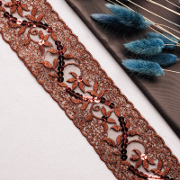 Тесьма с пайетками