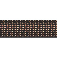 Тесьма эластичная отделочная HT09-86D коричневый 8 рядов