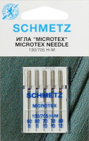 Иглы для микротекстиля №60-80 Schmetz 130/705H-M (5 шт)