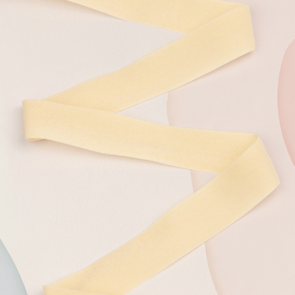 Эластичная отделочная лента 16/12 (7) MC-005 светло-бежевая