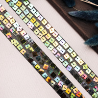 Тесьма с пайетками