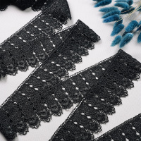 Тесьма вязаная F108 черный