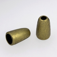 Концевик наконечник для шнура металлический 445 бронза