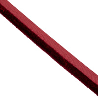 Кант пушистый  XB-703-5 бордовый (2 см/d 1 см)