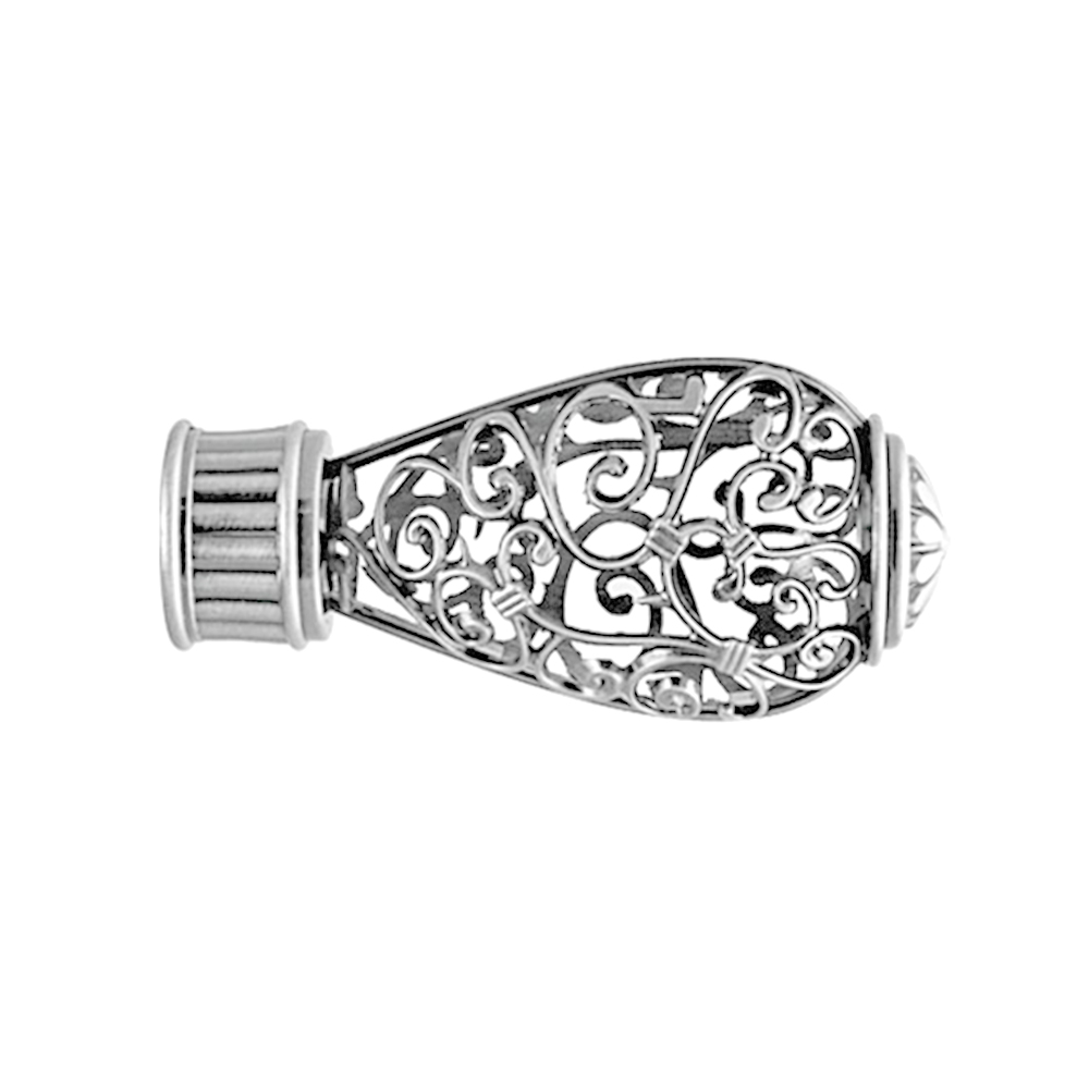 Наконечник для металлического настенного карниза