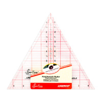 Линейка-треугольник с углом 60* Hemline, градация в дюймах, размер 8" х 9 1/4" NL4174 (1 шт)