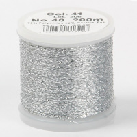 Нитки Madeira Metallic Sparkling №40 200м цвет 41 silver