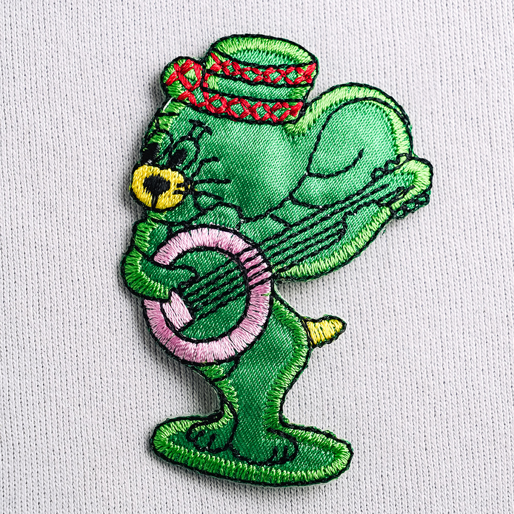 Аппликация клеевая Мышь Джери 233c зеленая