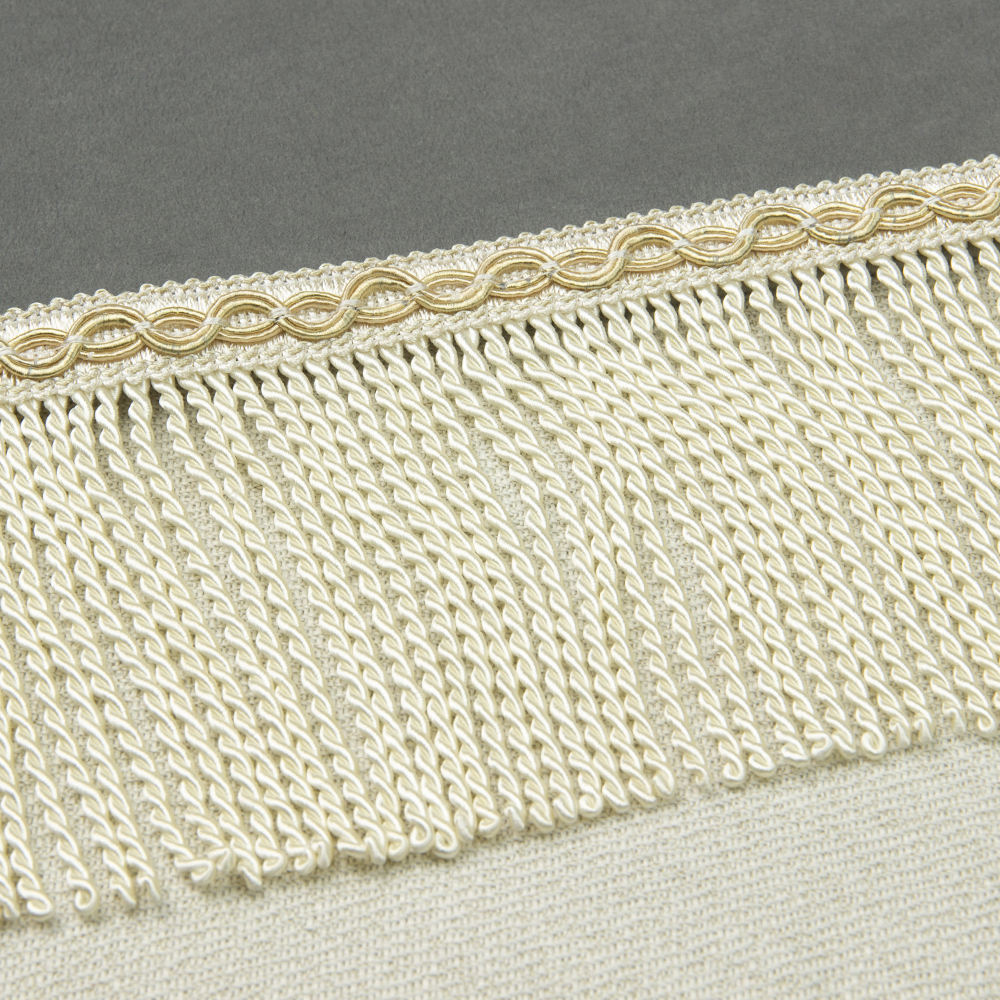 Бахрома крученая DBSZS(11CM) - 6 молочная (CREAM) (11 см)