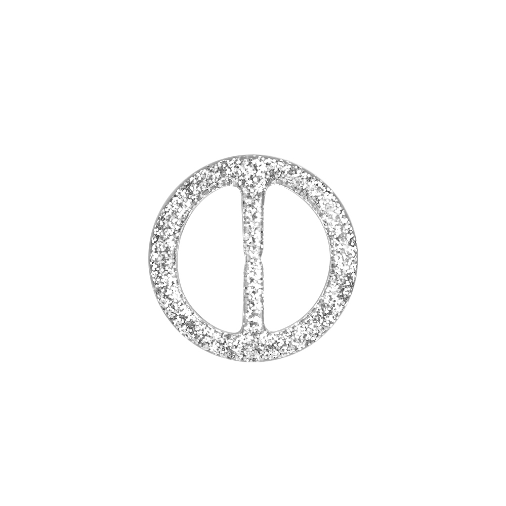 Пряжка из смолы 244S-5 серебро