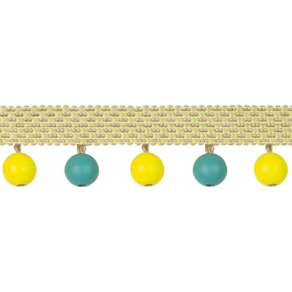 Бахрома для штор с помпонами, шариками, бубенчиками