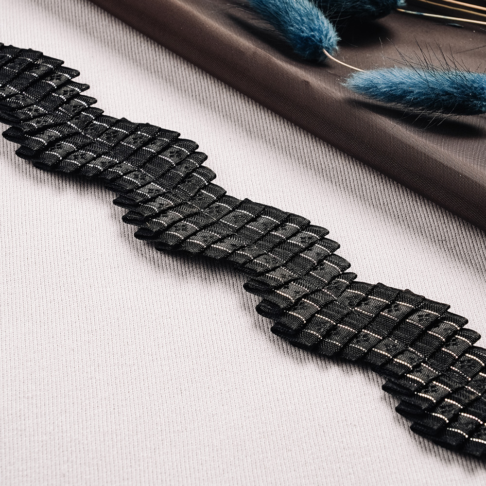 Тесьма-оборка 08HT-88 черный