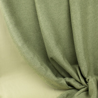Ткань для штор "рогожка"  блэкаут/димаут 281 г/кв.м высота 280 см ZGB6121A-A06 зеленый