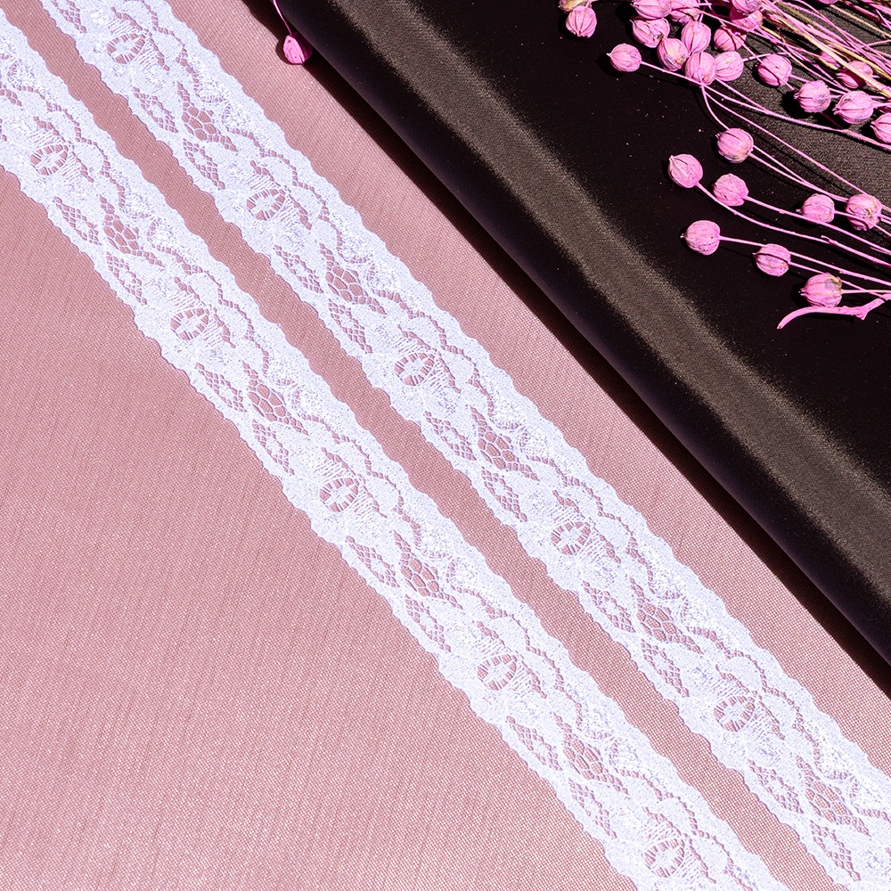 Кружево капроновое 203 белый, 2.1 см